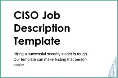 CISO Job Description
