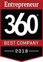 Entrepreneur 360 Best Company of 2018