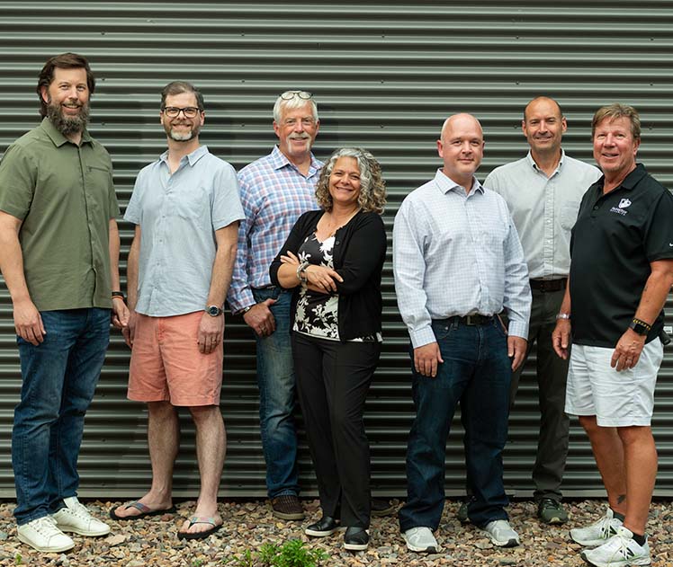 Group of photo of leadership standing together